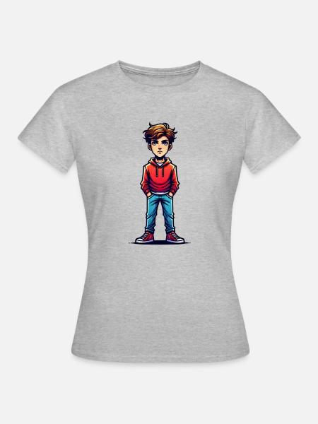 Best Buddy - Frauen T-Shirt - Grau meliert
