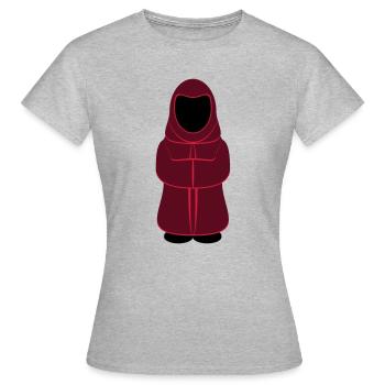Magier - Frauen T-Shirt - Grau meliert - Vorne - AI Model Female 172 dark (172cm)