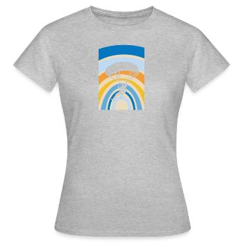 Parapente Air Sports extrêmes - T-shirt Femme - gris chiné - Devant - AI Model Female 172 dark (172cm)
