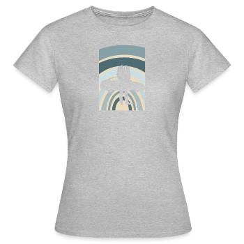 Autoverkaeufer Fahrzeug - Frauen T-Shirt - Grau meliert - Vorne - AI Model Female 172 dark (172cm)
