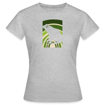 Frog Curd Tree Frog - Women's T-Shirt - heather grey - Front - AI Model Female 172 dark (172cm)