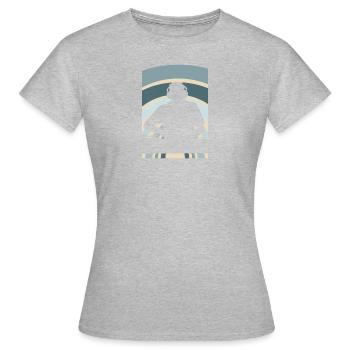 DJ Disc Jockey - T-shirt Femme - gris chiné - Devant - AI Model Female 172 dark (172cm)