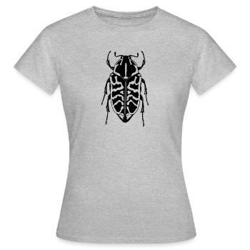 bark beetle - Women's T-Shirt - heather grey - Front - AI Model Female 172 dark (172cm)