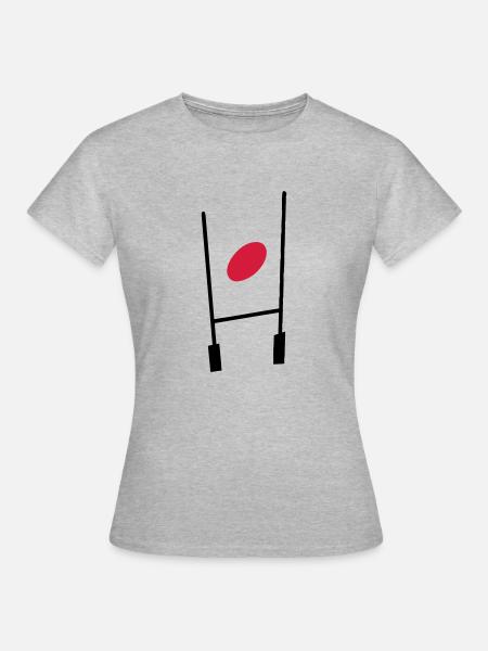 sport_r - Frauen T-Shirt - Grau meliert