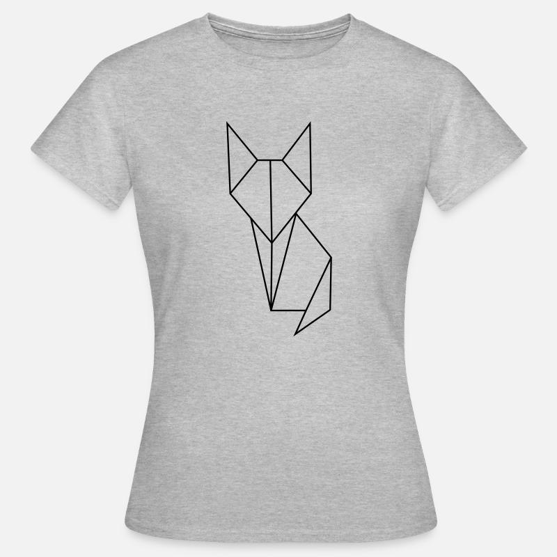 Katze - Frauen T-Shirt - Grau meliert