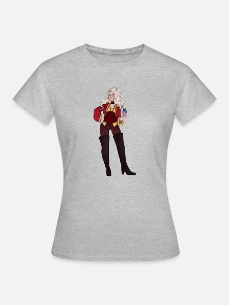 Viktoria Verdez, Runenmagische - Frauen T-Shirt - Grau meliert