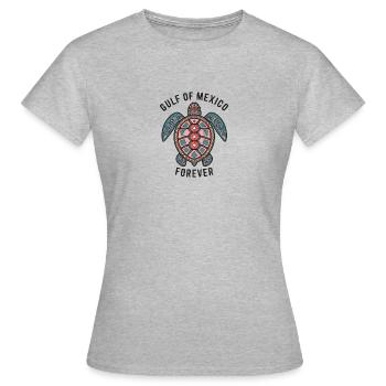 Golfe du Mexique Bassin océanique Tourisme Voyage - T-shirt Femme - gris chiné - Devant - AI Model Female 172 dark (172cm)
