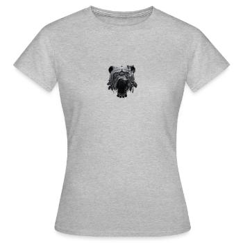 Ne plaisante pas avec moi! - T-shirt Femme - gris chiné - Devant - AI Model Female 172 dark (172cm)
