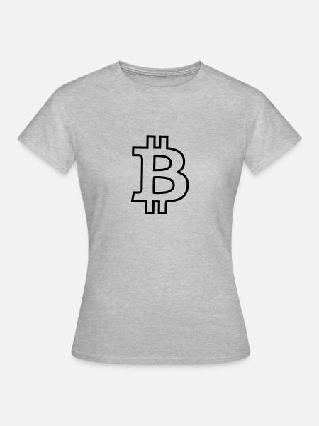 Bitcoin - T-shirt Femme - gris chiné