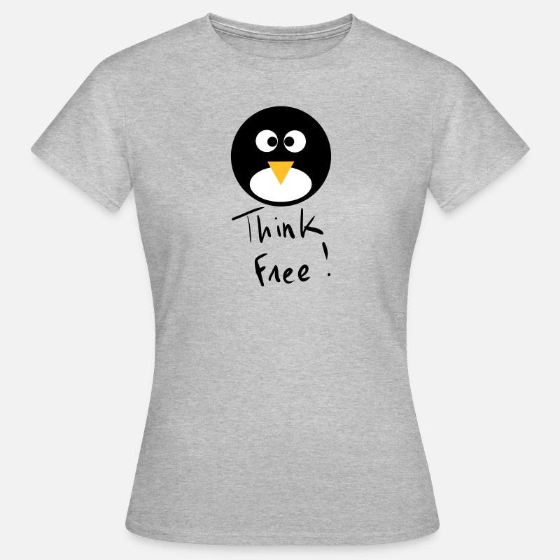 pingoo-002 - Frauen T-Shirt - Grau meliert