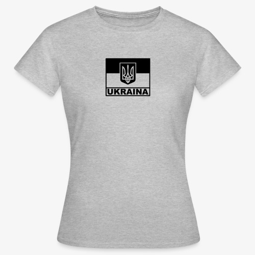 Ukraina Taktisk Flagga - Emblem - T-shirt dam