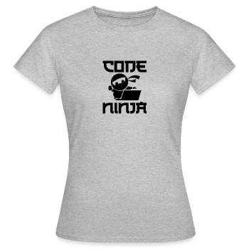 Programmation - T-shirt Femme - gris chiné - Devant - AI Model Female 172 dark (172cm)