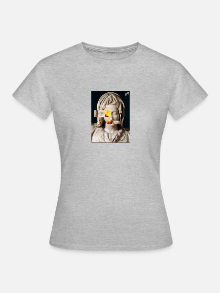 Pietà Michelangelo Fiamme - Women's T-Shirt - heather grey