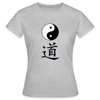 tao dao - T-shirt Femme - gris chiné - Devant - AI Model Female 172 dark (172cm)