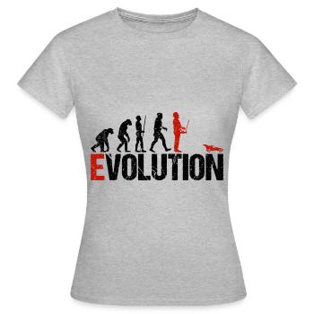 Sloth car Slotcar Racing Autorennbahn Lustig - Frauen T-Shirt - Grau meliert - Vorne - AI Model Female 172 dark (172cm)