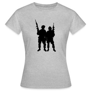 Military Unity Army Army Christmas Gift - Women's T-Shirt - heather grey - Front - AI Model Female 172 dark (172cm)