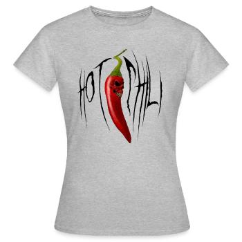 Hot Chili - Women's T-Shirt - heather grey - Front - AI Model Female 172 dark (172cm)