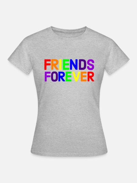 Regenbogen, Regenbogen, Regenbogen, Regenbogen, Regenbogen - Frauen T-Shirt - Grau meliert