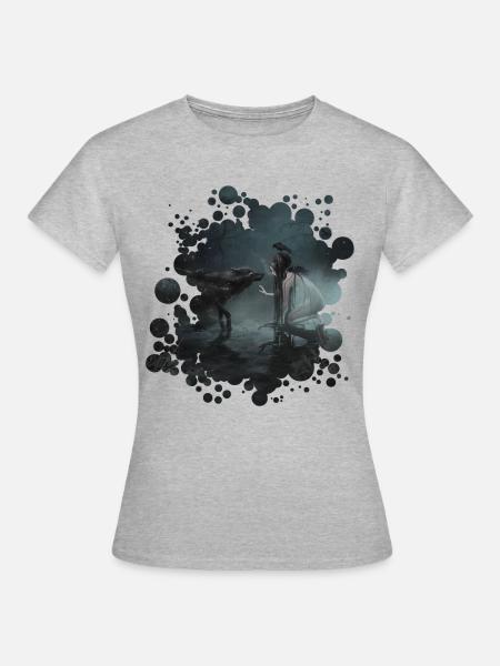 Stardust (A Dark Fairy Tale) - Frauen T-Shirt - Grau meliert