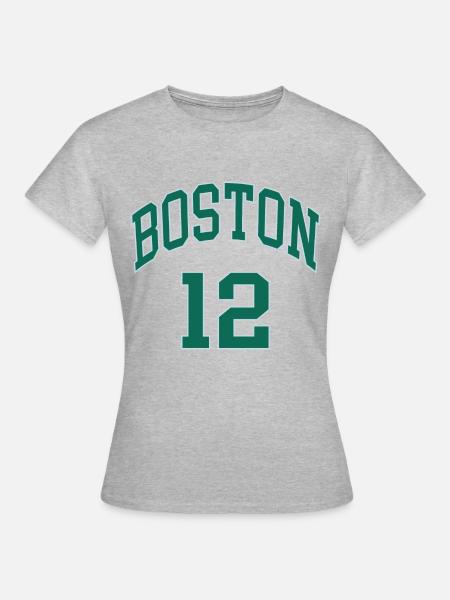 Boston 12 - Frauen T-Shirt - Grau meliert