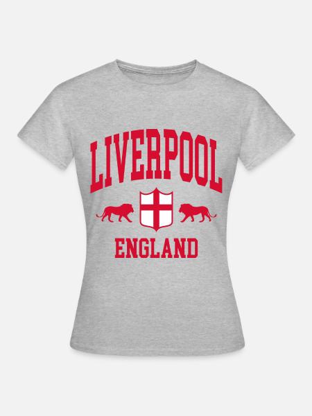 Liverpool - Frauen T-Shirt - Grau meliert