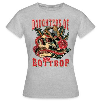 Bottrop Power-Frau filles de Bottrop - T-shirt Femme - gris chiné - Devant - AI Model Female 172 dark (172cm)