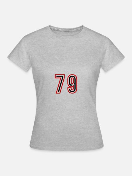 79 Nombre d’années Maillot - T-shirt Femme - gris chiné