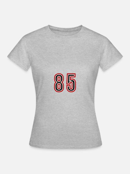 Maillot 85 Nombre d’années - T-shirt Femme - gris chiné