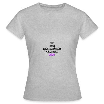Hen Party 2024 Hen - Women's T-Shirt - heather grey - Front - AI Model Female 172 dark (172cm)