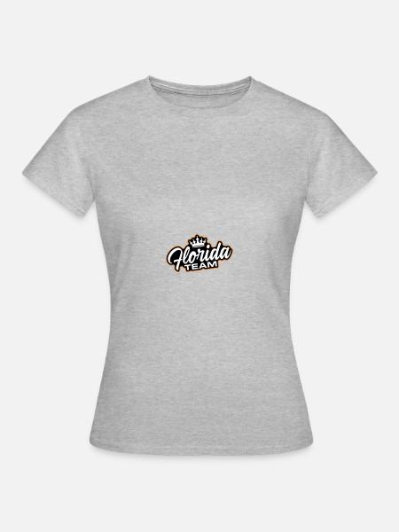 Florida Team - Frauen T-Shirt - Grau meliert