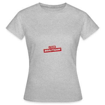 Team Groom Wedding Party Wedding - Women's T-Shirt - heather grey - Front - AI Model Female 172 dark (172cm)