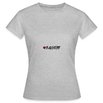 Maître d’ouvrage Herz Haus Bau - T-shirt Femme - gris chiné - Devant - AI Model Female 172 dark (172cm)