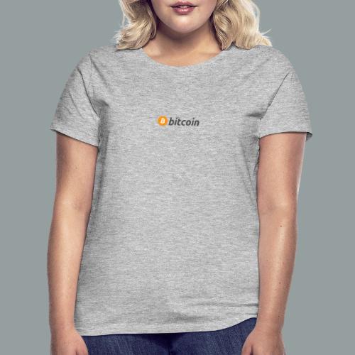 Bitcoin Logo #BTC - Camiseta mujer