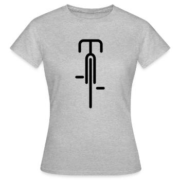 Bike - Bike - Women's T-Shirt - heather grey - Front - AI Model Female 172 dark (172cm)