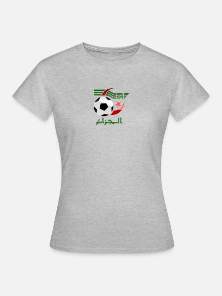 algeria fußball federation - Frauen T-Shirt - Grau meliert