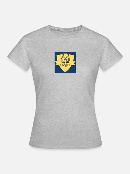 Sieger T shirt - Frauen T-Shirt - Grau meliert