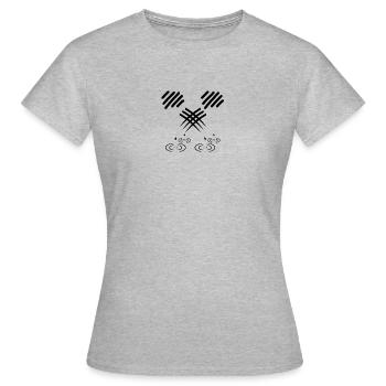KRATZER IN REGEN - Frauen T-Shirt - Grau meliert - Vorne - AI Model Female 172 dark (172cm)