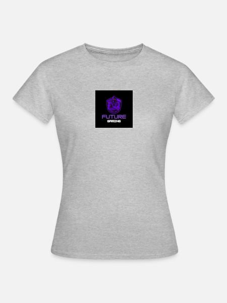 Future Gaming - Frauen T-Shirt - Grau meliert