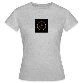 Love - Frauen T-Shirt - Grau meliert - Vorne - AI Model Female 172 dark (172cm)