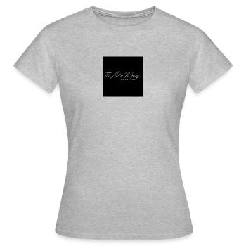 The Art of Money - Women's T-Shirt - heather grey - Front - AI Model Female 172 dark (172cm)