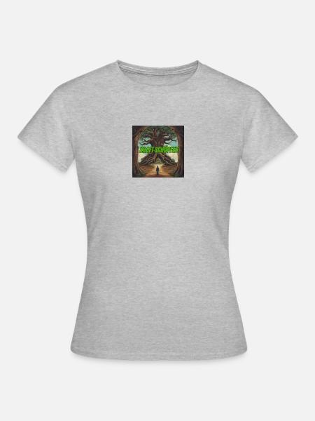 Kraft schöpfen - Frauen T-Shirt - Grau meliert