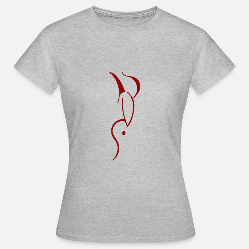 Devil red - Women's T-Shirt - heather grey