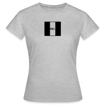 Drapeau Tactique de la Belgique - T-shirt Femme - gris chiné - Devant - AI Model Female 172 dark (172cm)