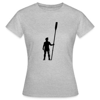 Rower - Women's T-Shirt - heather grey - Front - AI Model Female 172 dark (172cm)