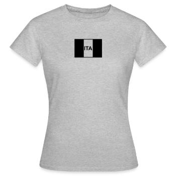 Drapeau tactique de l’Italie - ITA - T-shirt Femme - gris chiné - Devant - AI Model Female 172 dark (172cm)