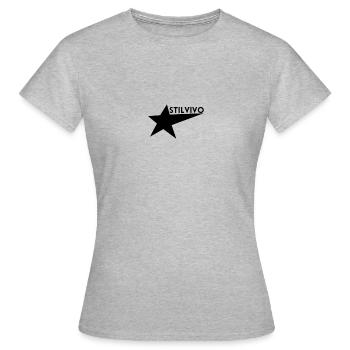 STILVIVO STAR HUNTER COLLECTION - Frauen T-Shirt - Grau meliert - Vorne - AI Model Female 172 dark (172cm)