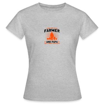 Schafzucht Landwirt Nutztier Schafe Geschenk - Frauen T-Shirt - Grau meliert - Vorne - AI Model Female 172 dark (172cm)