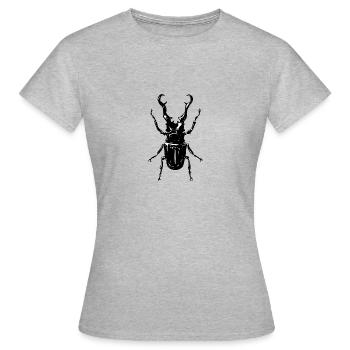 Scarabée - T-shirt Femme - gris chiné - Devant - AI Model Female 172 dark (172cm)
