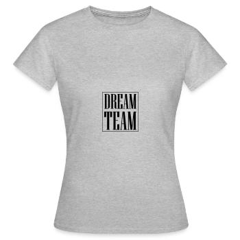 Équipe de rêve - T-shirt Femme - gris chiné - Devant - AI Model Female 172 dark (172cm)