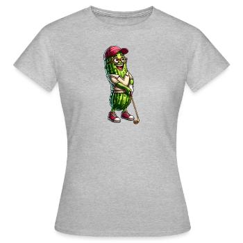 Funny pimple golf player humor - Women's T-Shirt - heather grey - Front - AI Model Female 172 dark (172cm)